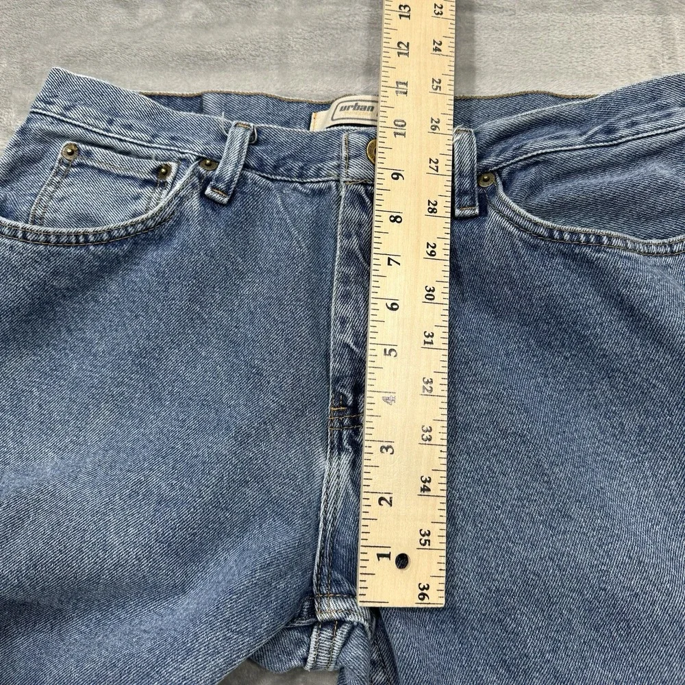 Urban Pipeline Jeans Mens 32x32 Blue Straight Leg Medium Wash Denim Work Pockets